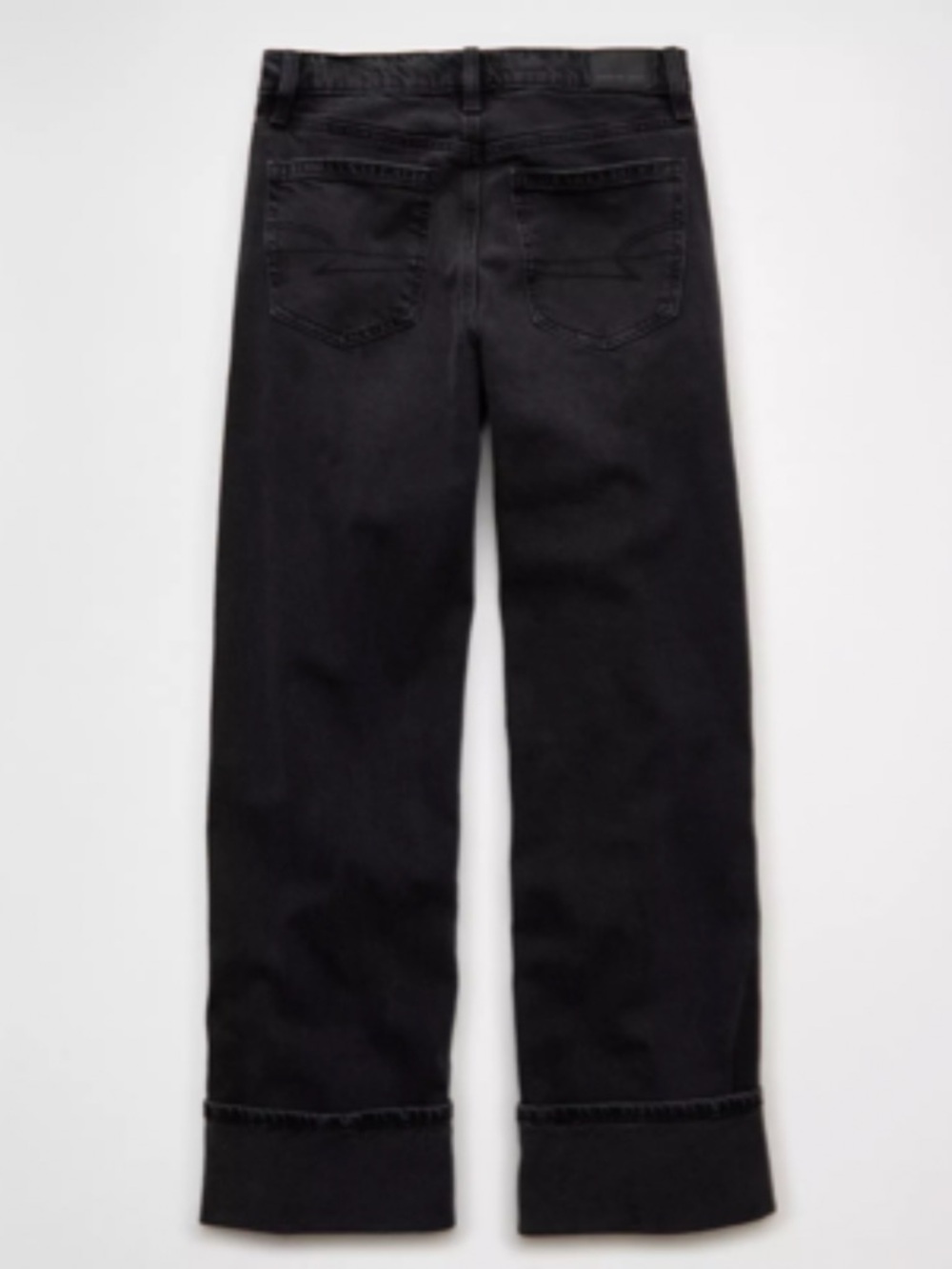 NEW American Eagle Outfitters Women's High-Rise Stretch Stovepipe Black Jeans- 2